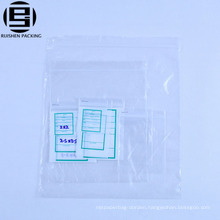 Recyclable plastic cheap white transparent flat bags with ziplock for packaging
Resealable Bag/Zipper Bag